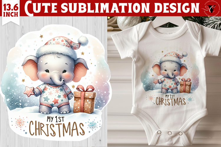 Baby Elephant Clipart Image 7