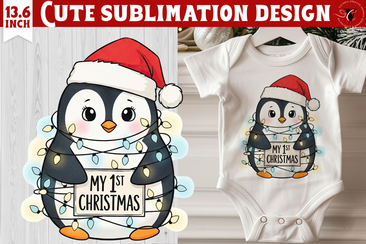 Christmas Penguin Clipart Image 21