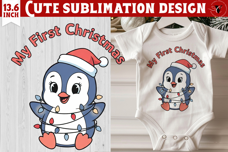 Christmas Penguin Clipart Image 5