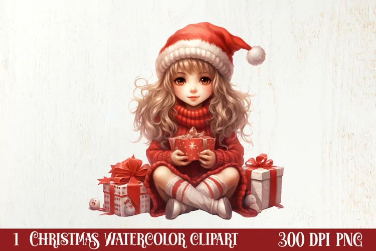 Christmas Knitting Clipart Sublimation, Christmas Clipart