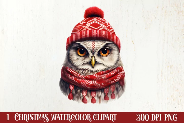 Christmas Knitting Clipart Sublimation, Christmas Clipart