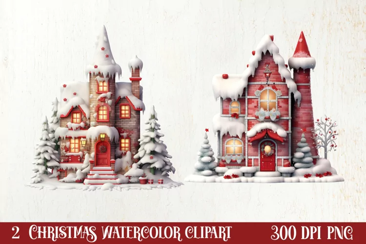 Christmas Knitting Clipart Sublimation, Christmas Clipart