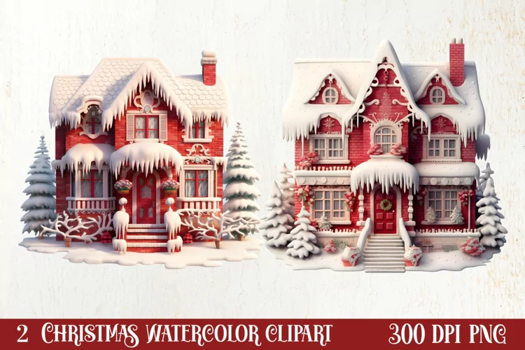 Christmas Knitting Clipart Sublimation, Christmas Clipart