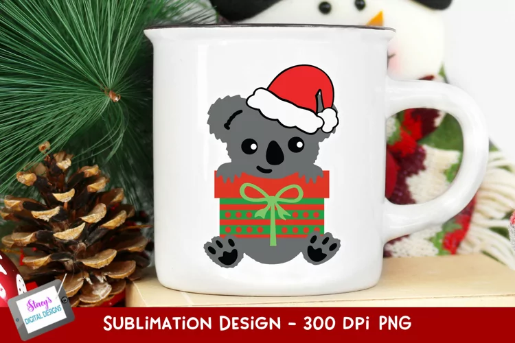 Christmas Sublimation | Christmas Koala PNG