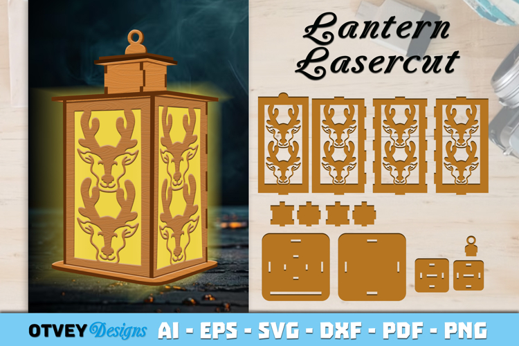 Christmas Lantern Lasercut File