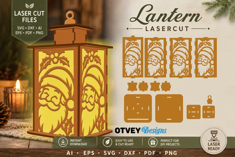 Christmas Lantern Lasercut