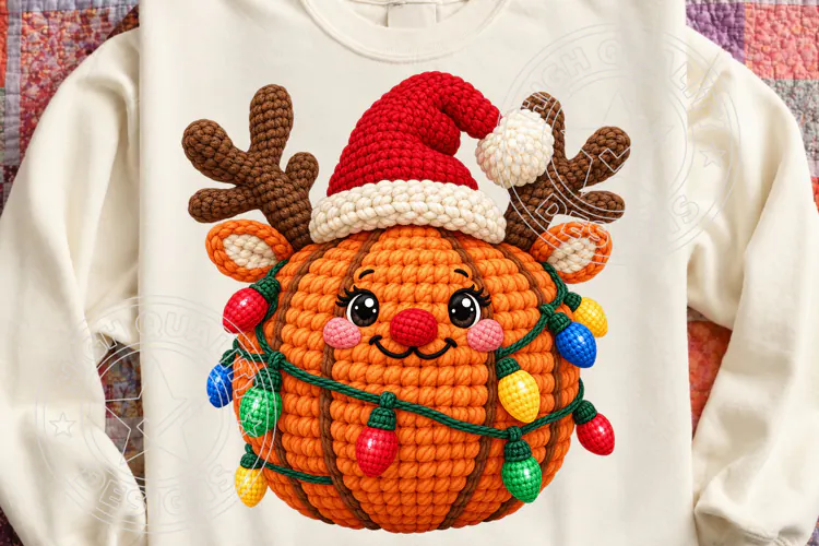 Christmas Latch Hook Yarn Crochet PNG