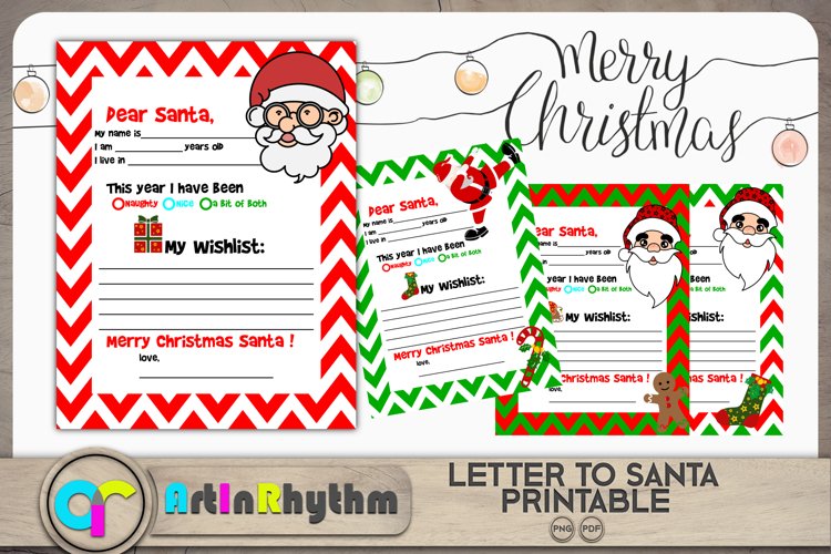 Printable Santa List Image 23