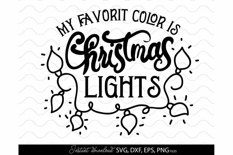 Christmas Lights | My Favorite Color is Christmas Lights