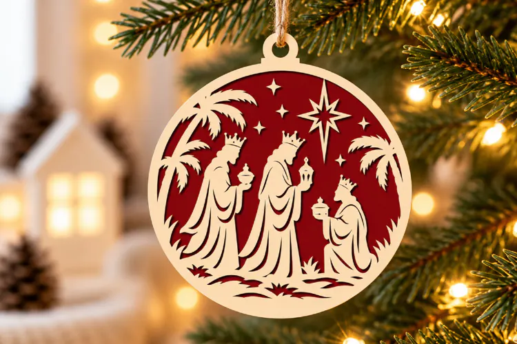 Christmas Magi Ornament SVG