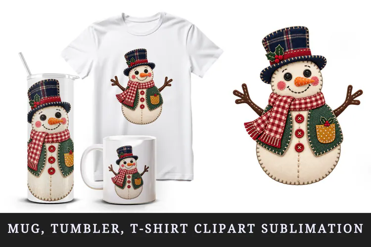 Christmas tumbler, mug wrap, clipart sublimation design