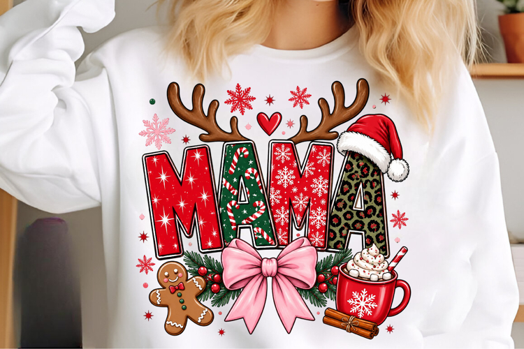 Christmas Mama Coquette PNG