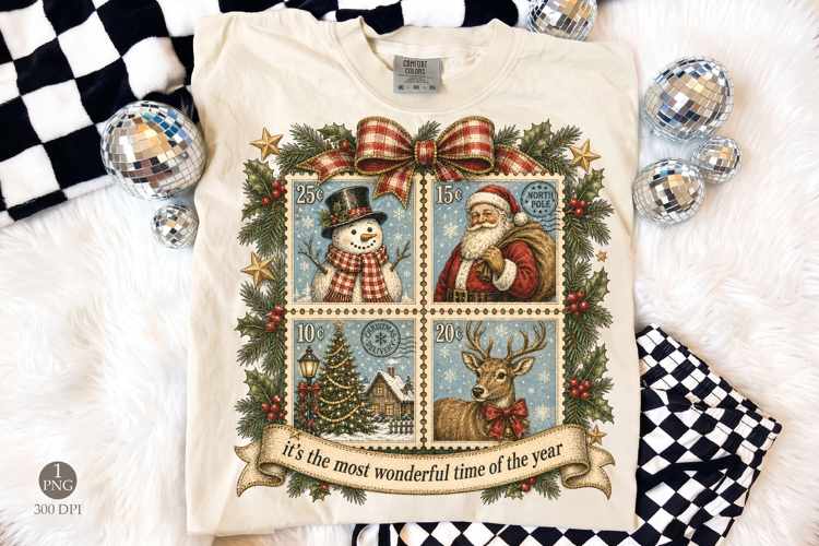 Christmas Mama PNG, Retro Holiday Mom Sublimation Design