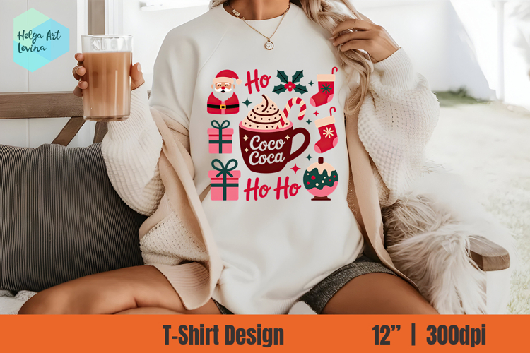 Christmas Sublimation T-shirt PNG