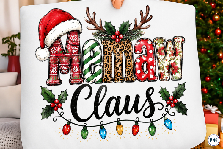 Christmas Memaw Claus Png