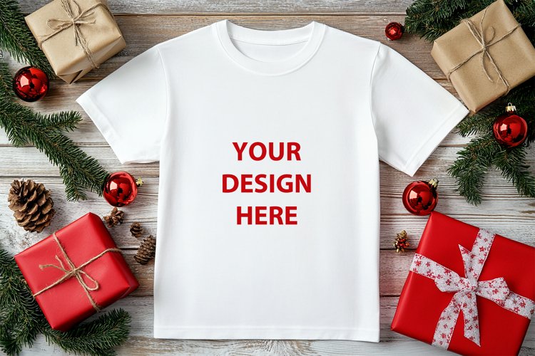 White Tshirt Mockup Image 23