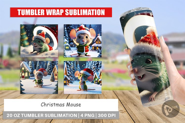 Christmas Tumbler Wrap Image 4