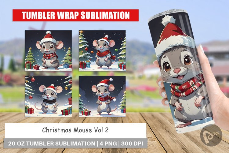 Christmas Tumbler Wrap Image 4
