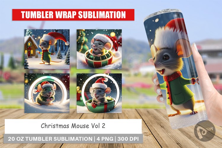 Christmas Tumbler Wrap Image 3