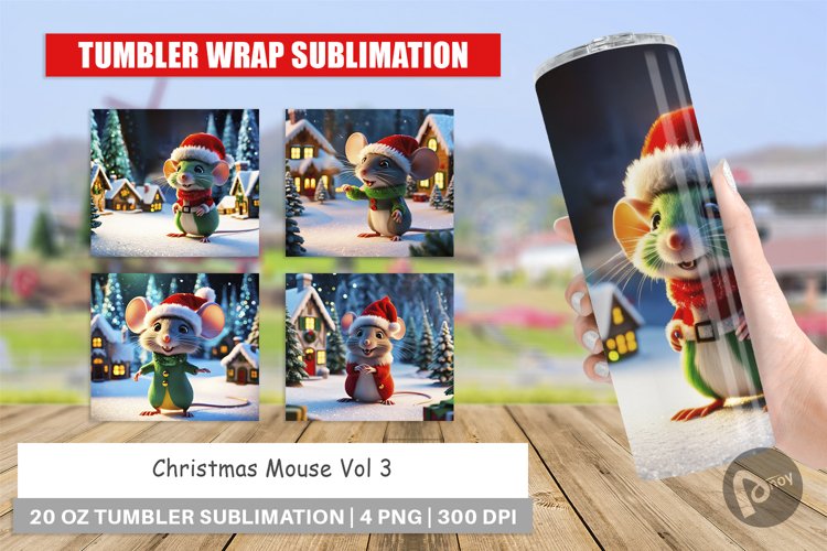 Christmas Tumbler Wrap Image 2