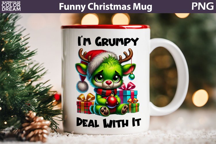 Grumpy Christmas Mug | Sarcastic Coffee Mug