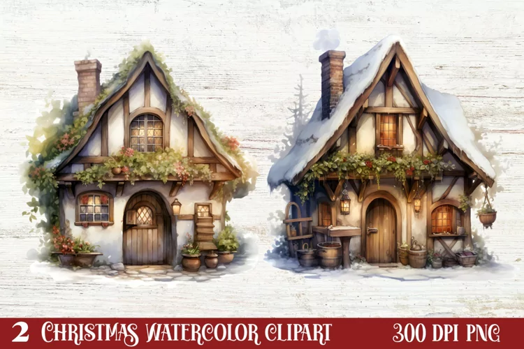 Christmas Nativity Watercolor Clipart, Christmas PNG