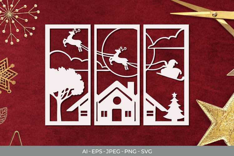 3D Christmas SVG Image 23