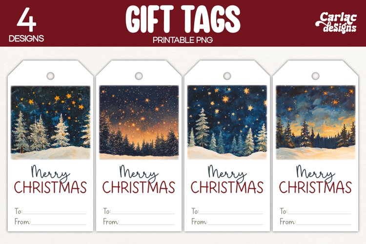 Christmas Tag Printable Image 6