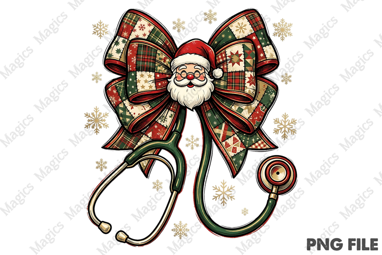 Christmas Nurse Stethoscope Png