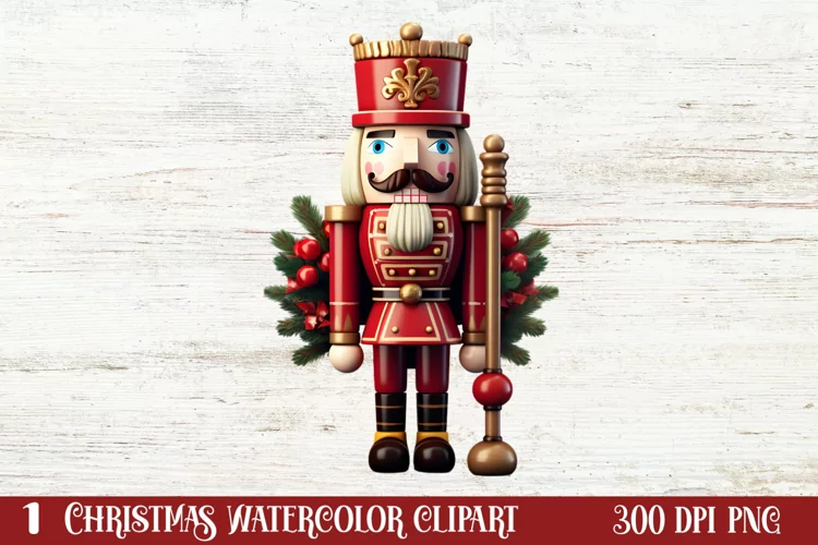 Christmas Nutcracker Clipart Sublimation, Christmas PNG