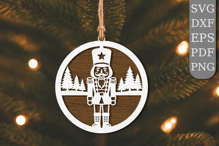 Christmas Nutcracker Scene Laser Cut SVG