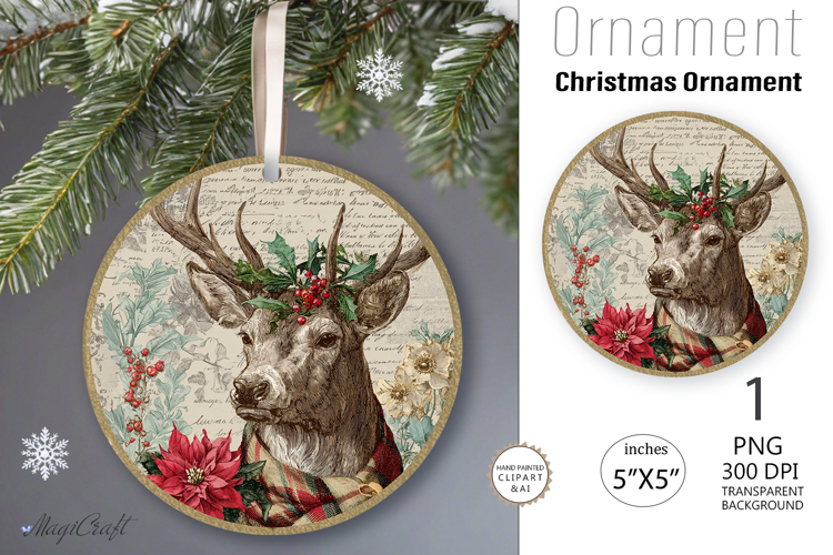 Christmas Ornament Sublimation Designs Image 8