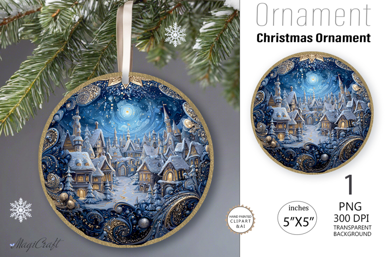 Christmas Ornament Sublimation Designs Image 17