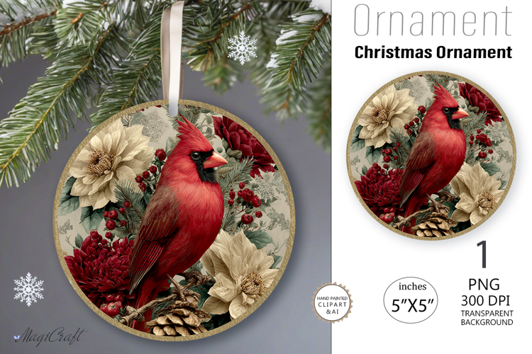 Christmas Ornaments Clipart Image 10