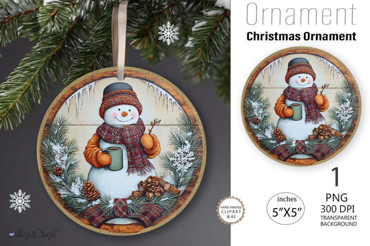 Christmas Ornament Sublimation Designs Image 7