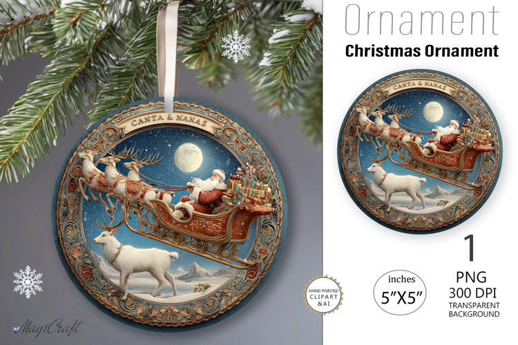 Christmas Ornament Sublimation Designs Image 19