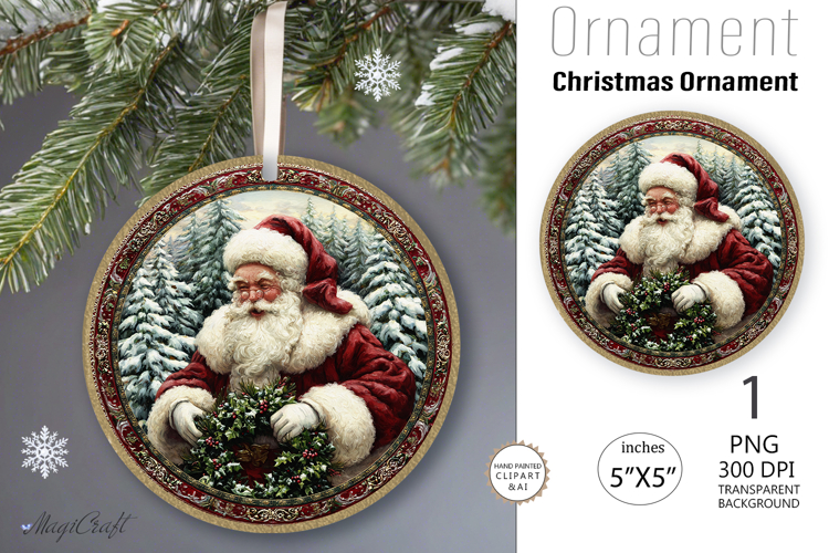 Christmas Ornament Sublimation Designs Image 17