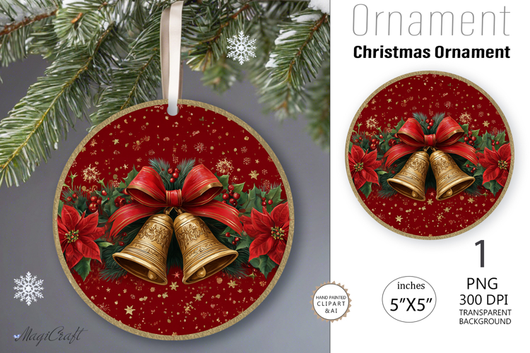 Christmas Bells Clipart Image 23