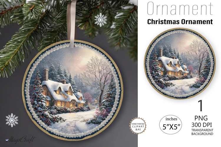 Christmas Ornament Sublimation Designs