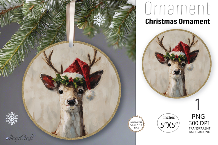Christmas Ornament Sublimation Designs Image 2