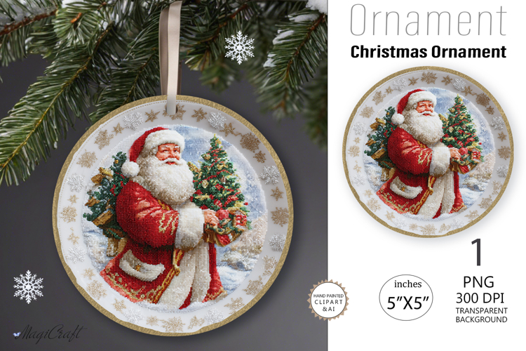 Christmas Ornament Sublimation Designs Image 5