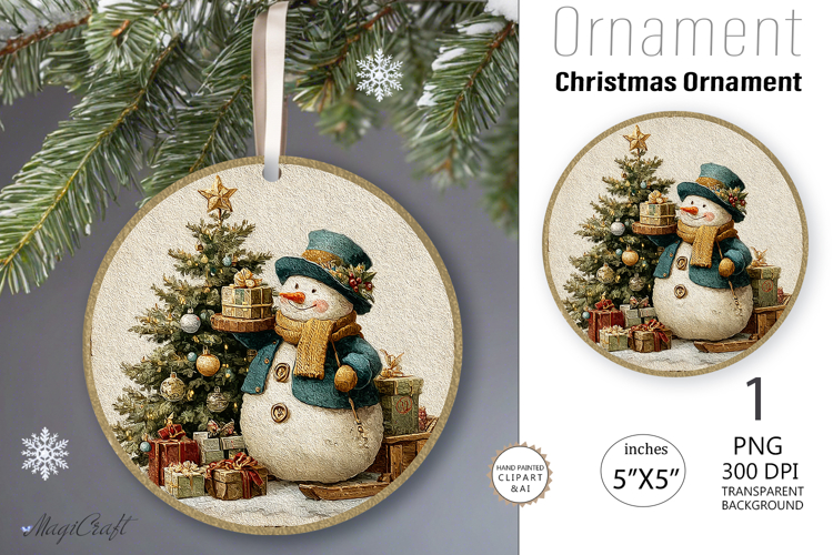 Christmas Ornament Sublimation Designs Image 15