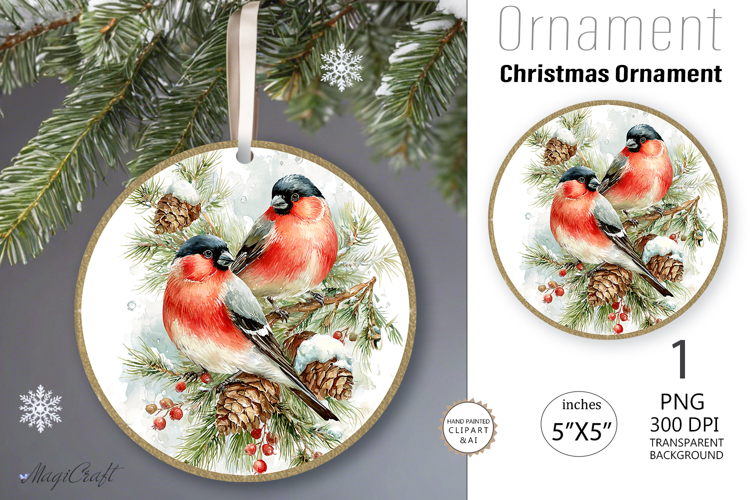 Christmas Ornaments Clipart Image 24