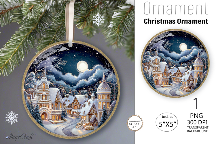 Christmas Ornament Sublimation Designs Image 24