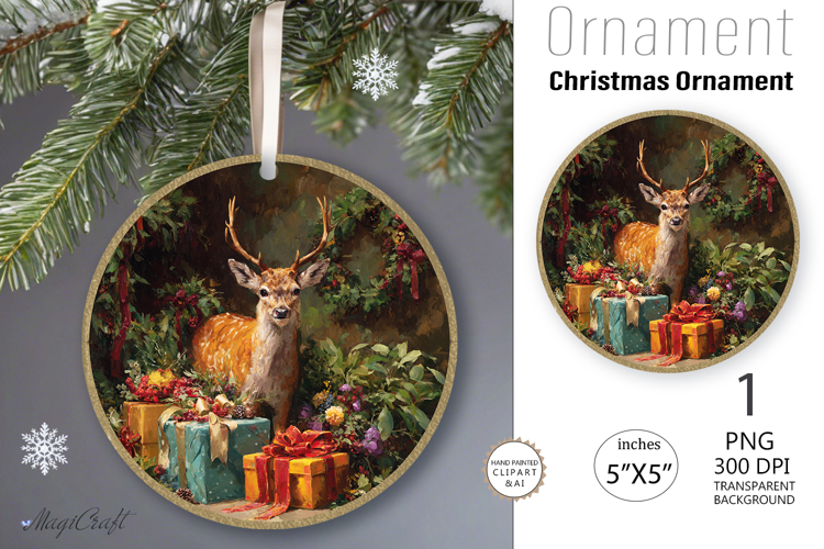 Christmas Ornament Sublimation Designs Image 4