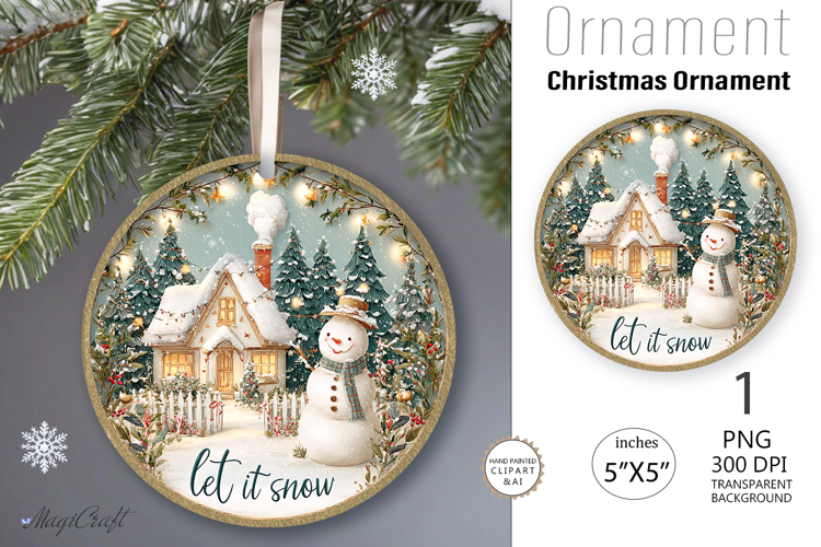 Christmas Ornament Sublimation Designs Image 11