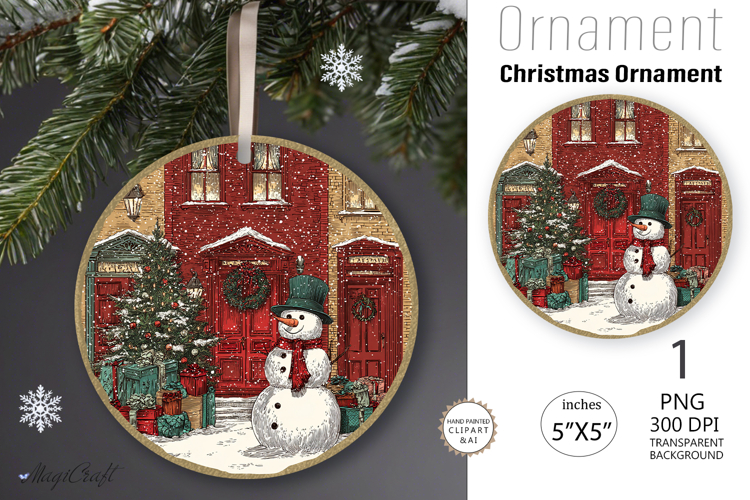 Christmas Ornament Sublimation Designs Image 8