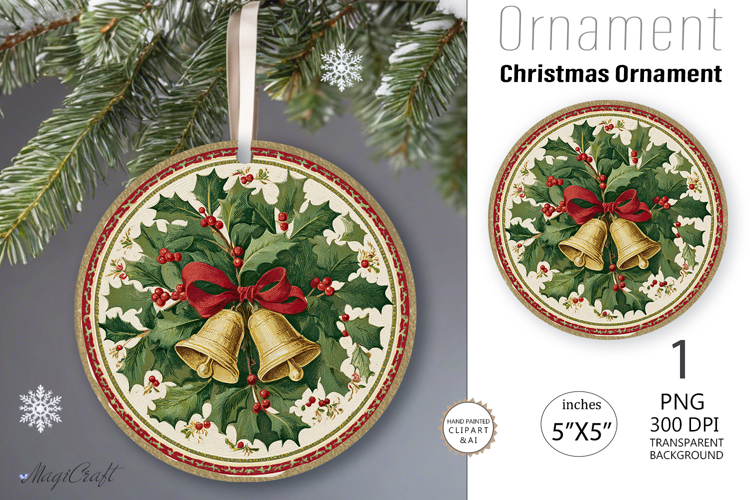 Christmas Ornament Sublimation Designs Image 17