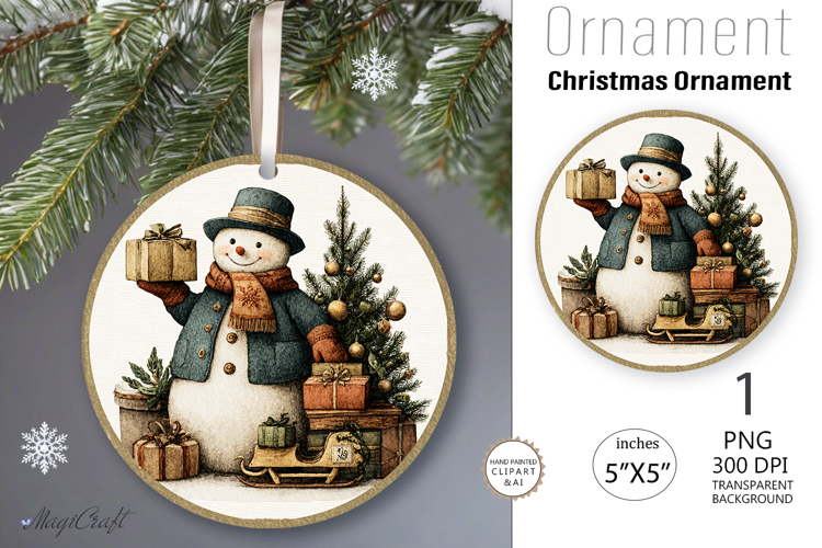 Christmas Ornament Sublimation Designs Image 14