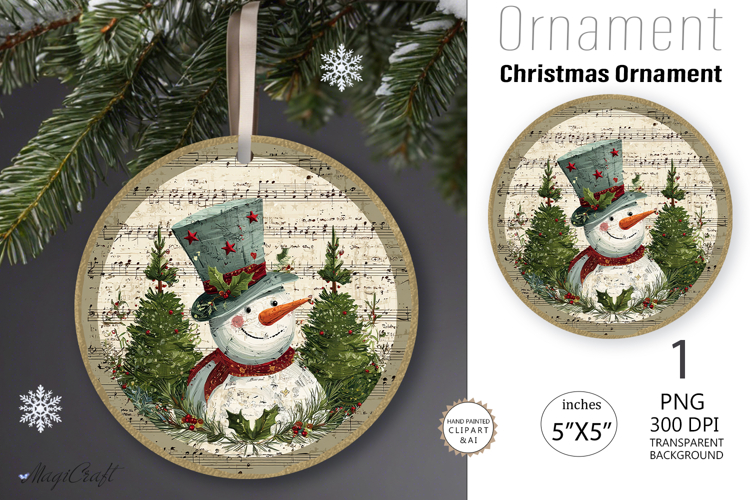 Christmas Ornament Sublimation Designs Image 22